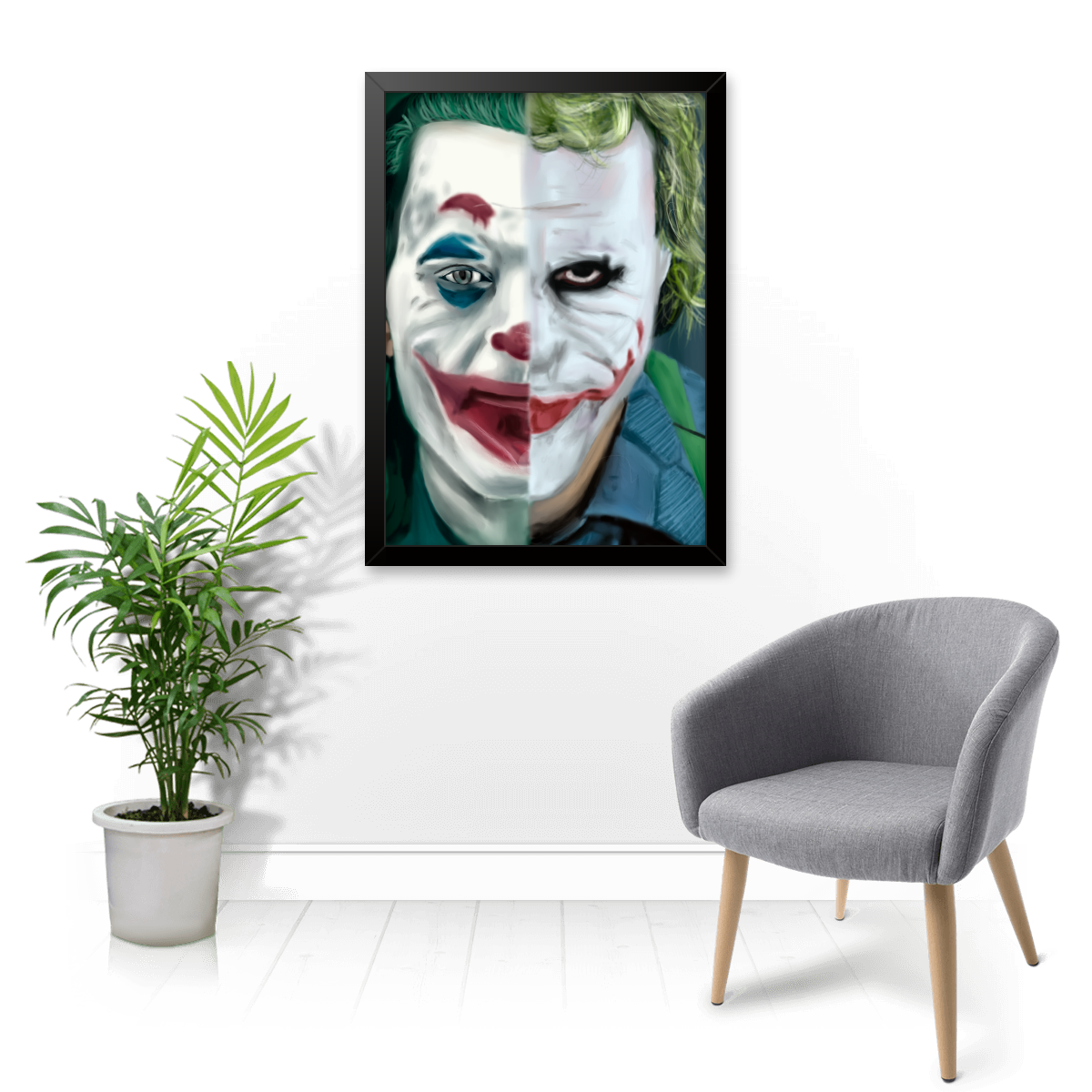 Quadro Joker (Coringa) 2308 - Loja do Batata - Quadro Decorativo - Magazine  Luiza