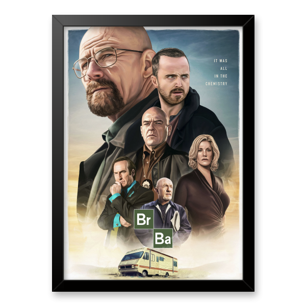 Rick and Morty X Breaking Bad Poster –