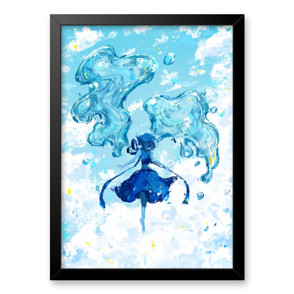 Pôster infográfico: Lapis Lazuli, de Steven Universe on Behance