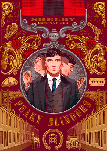 Quadro e poster Peaky Blinders - Thomas Shelby - Quadrorama